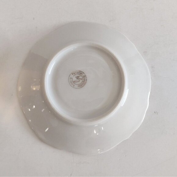 Arzberg Bavaria Porcelain Morburg a.d. Lahn Germany Demitasse Teacup Saucer Gold - Picture 9 of 13